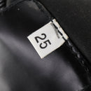 PRADA Boston Bag Nylon 2-Wege Schwarz Silber Auth 172154-12