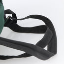 PRADA Backpack Nylon Green Silver Auth 172160-15