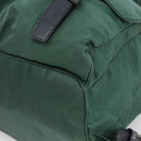 PRADA Backpack Nylon Green Silver Auth 172160-16