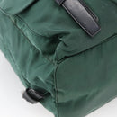 PRADA Backpack Nylon Green Silver Auth 172160-17