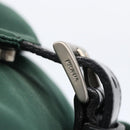 PRADA Backpack Nylon Green Silver Auth 172160-9