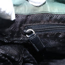 PRADA Backpack Nylon Green Silver Auth 172160-25