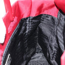 PRADA Hand Bag Nylon Red Silver Auth 172162-18