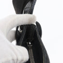 GUCCI GG Canvas Shoulder Bag Black Silver 122793 Auth 172167-15