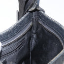 GUCCI GG Canvas Shoulder Bag Black Silver 122793 Auth 172167-18