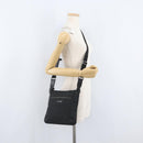 GUCCI GG Canvas Shoulder Bag Black Silver 122793 Auth 172167-24