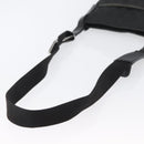 GUCCI GG Canvas Shoulder Bag Black Silver 122793 Auth 172167-7