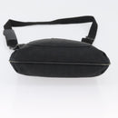 GUCCI GG Canvas Shoulder Bag Black Silver 122793 Auth 172167-9