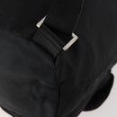 PRADA Rucksack Nylon Silber Schwarz Auth 172169-17