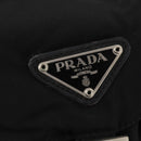 PRADA Rucksack Nylon Silber Schwarz Auth 172169-19