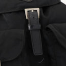 PRADA Rucksack Nylon Silber Schwarz Auth 172169-10