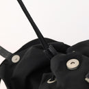 PRADA Rucksack Nylon Silber Schwarz Auth 172169-20