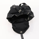PRADA Rucksack Nylon Silber Schwarz Auth 172169-21