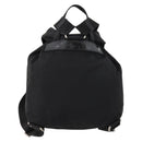 PRADA Rucksack Nylon Silber Schwarz Auth 172169-2