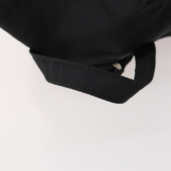 PRADA Rucksack Nylon Silber Schwarz Auth 172169