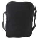 PRADA Schoudertas Nylon Zilver Zwart Auth 172170-2