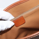 CELINE Macadam Canvas Tote Bag PVC Leather Brown Gold Auth 172185-18