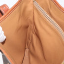 CELINE Macadam Canvas Tote Bag PVC Leather Brown Gold Auth 172185-23