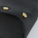 Salvatore Ferragamo Tote Bag Leather Black Gold Auth 172187-10