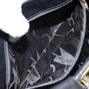 Salvatore Ferragamo Tote Bag Leather Black Gold Auth 172187-20