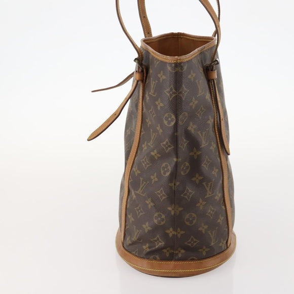 LOUIS VUITTON Monogram Bucket GM Umhängetasche M42236 LV Auth 172193
