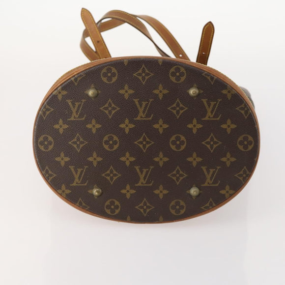 LOUIS VUITTON Monogram Bucket GM Umhängetasche M42236 LV Auth 172193
