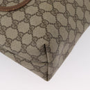 GUCCI GG Supreme Web Sherry Line Tote Bag PVC Beige Red 39 02 003 Auth 172201-9