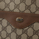 GUCCI GG Supreme Web Sherry Line Tote Bag PVC Beige Red 39 02 003 Auth 172201-17