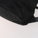 PRADA Backpack Nylon Silver Black Auth 172208-18