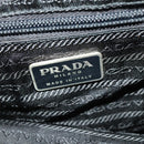 PRADA Backpack Nylon Silver Black Auth 172208-26
