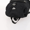 PRADA Backpack Nylon Silver Black Auth 172208-6