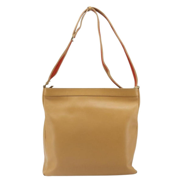 GUCCI Jackie Sherry Line Shoulder Bag Leather Brown Gold 001 4094 Auth 172211