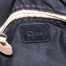 Chloe Hand Bag Leather 2way Black Gold Auth 172220-17