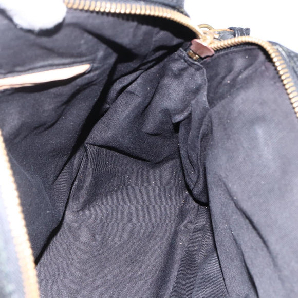 Chloe Hand Bag Leather 2way Black Gold Auth 172220