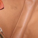 CELINE Macadam Canvas Shoulder Bag PVC Leather Brown Gold Auth 172226-11