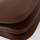 SAINT LAURENT Shoulder Bag Leather Brown Auth 172229-15
