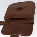 SAINT LAURENT Shoulder Bag Leather Brown Auth 172229-10