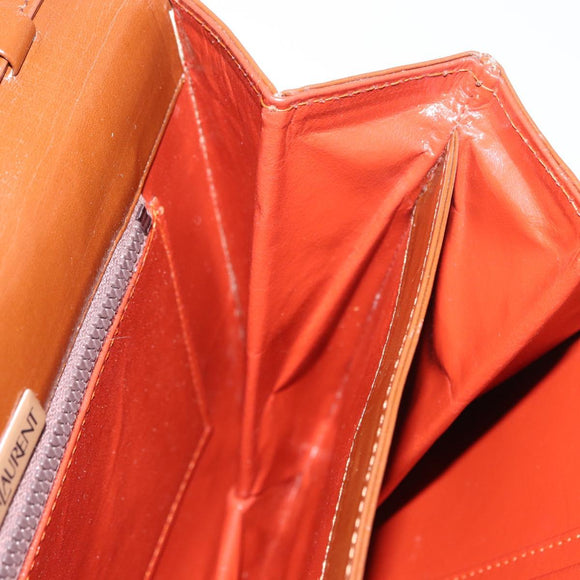 SAINT LAURENT Shoulder Bag Leather Brown Auth 172229