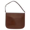 SAINT LAURENT Shoulder Bag Leather Brown Auth 172229-2