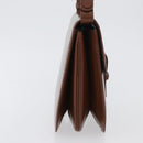 SAINT LAURENT Shoulder Bag Leather Brown Auth 172229-4