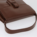 SAINT LAURENT Shoulder Bag Leather Brown Auth 172229-6