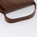 SAINT LAURENT Shoulder Bag Leather Brown Auth 172229-7