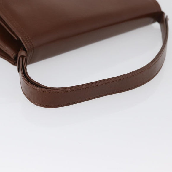SAINT LAURENT Shoulder Bag Leather Brown Auth 172229