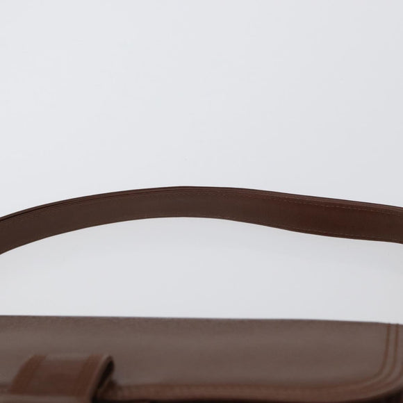 SAINT LAURENT Shoulder Bag Leather Brown Auth 172229