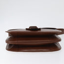 SAINT LAURENT Shoulder Bag Leather Brown Auth 172229-5