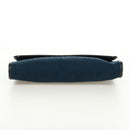 Christian Dior Chain Trotter Canvas Shoulder Bag Navy Gold Auth 172233V-9