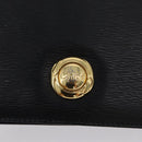 Chloe Chain Shoulder Bag Leather Black Gold Auth 172236-19