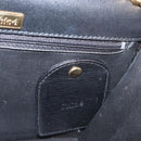 Chloe Chain Shoulder Bag Leather Black Gold Auth 172236-12