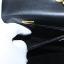 Chloe Chain Shoulder Bag Leather Black Gold Auth 172236-24