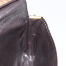 Christian Dior Trotter Canvas Schultertasche Braun Gold Auth 172238-19